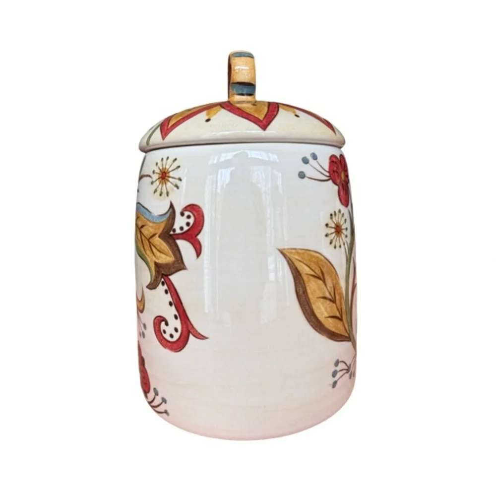 Pier 1 Imports CARYNTHUM Cookie Jar / Large Canister 10.5